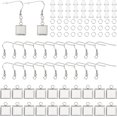 thumbnail image 1 of DIY Earrring Making Finding Kit Including 304 Stainless Steel Pendant Cabochon Settings & Earring Hooks Plastic Ear Nuts Stainless Steel Color 400Pcs/box, 1 of 7