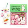 DIY Easter Button Ornament Craft Kit – Easter Button Pendants Making Set with Rabbit & Carrot Animal Buttons, Handmade Festival Decor Supplies, Creative DIY Gift for Craft Lovers,Home & Holiday Decor