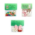 thumbnail image 1 of DIY Easter Button Ornament Making Set Craft Buttons Kit with Bunny/Easter Egg/Carrot Stacked Colorful Button for Tree Hanging Decorations (Set of 3), 1 of 8
