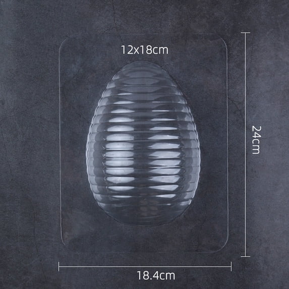 DIY Easter Dinosaur Egg Cake Mould - Plastic Chocolate Soap Mold for Baking, Fondant, Ice Jelly & Candy Making - Oven Safe, Reusable, Easy-Release Design (D)