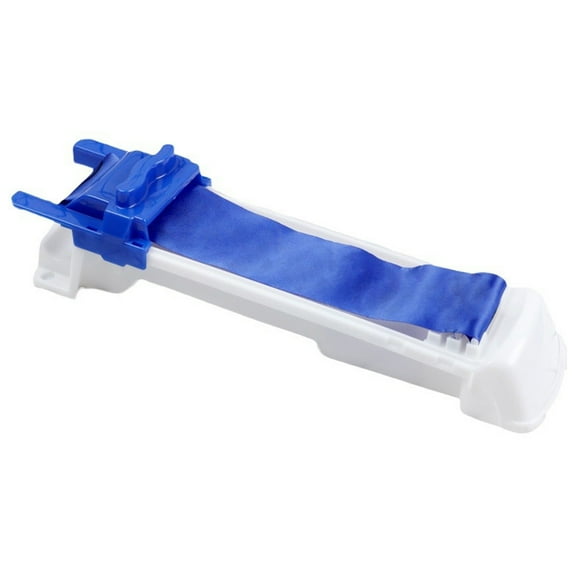 DIY Eggroll and Stuffed Vine Leaf Rolling Machine, Functional Vegetable Meat Roll Maker Tool for Home Kitchen Cooking - Blue