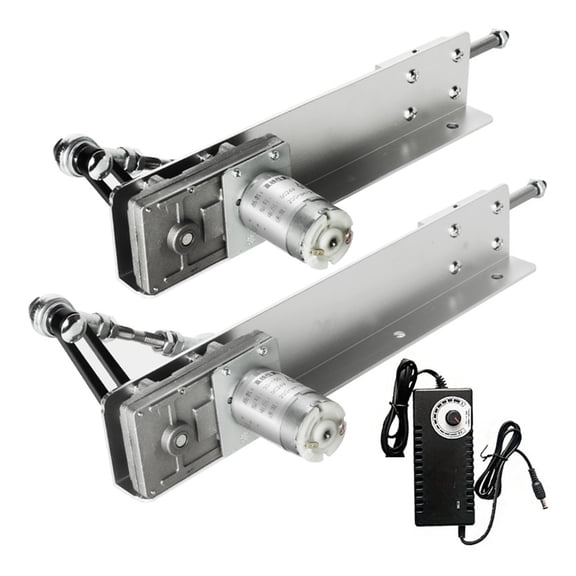 DIY Electric DC Reciprocating Linear Actuator Telescopic Push Rod 3-15cm Stroke 2-8cm Metal Gear Reduction Motor Speed Control - 3-15CM 120RPM_24V