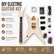 DIY Electric Guitar Kit Dimebag Stealth Style Mahogany Body Rosewood Fretboard Left Hand