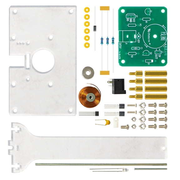 DIY Electromagnetic Swing Experimental Electronic Kit Supply with LED Flashing Sensing DIY Electronic Kit