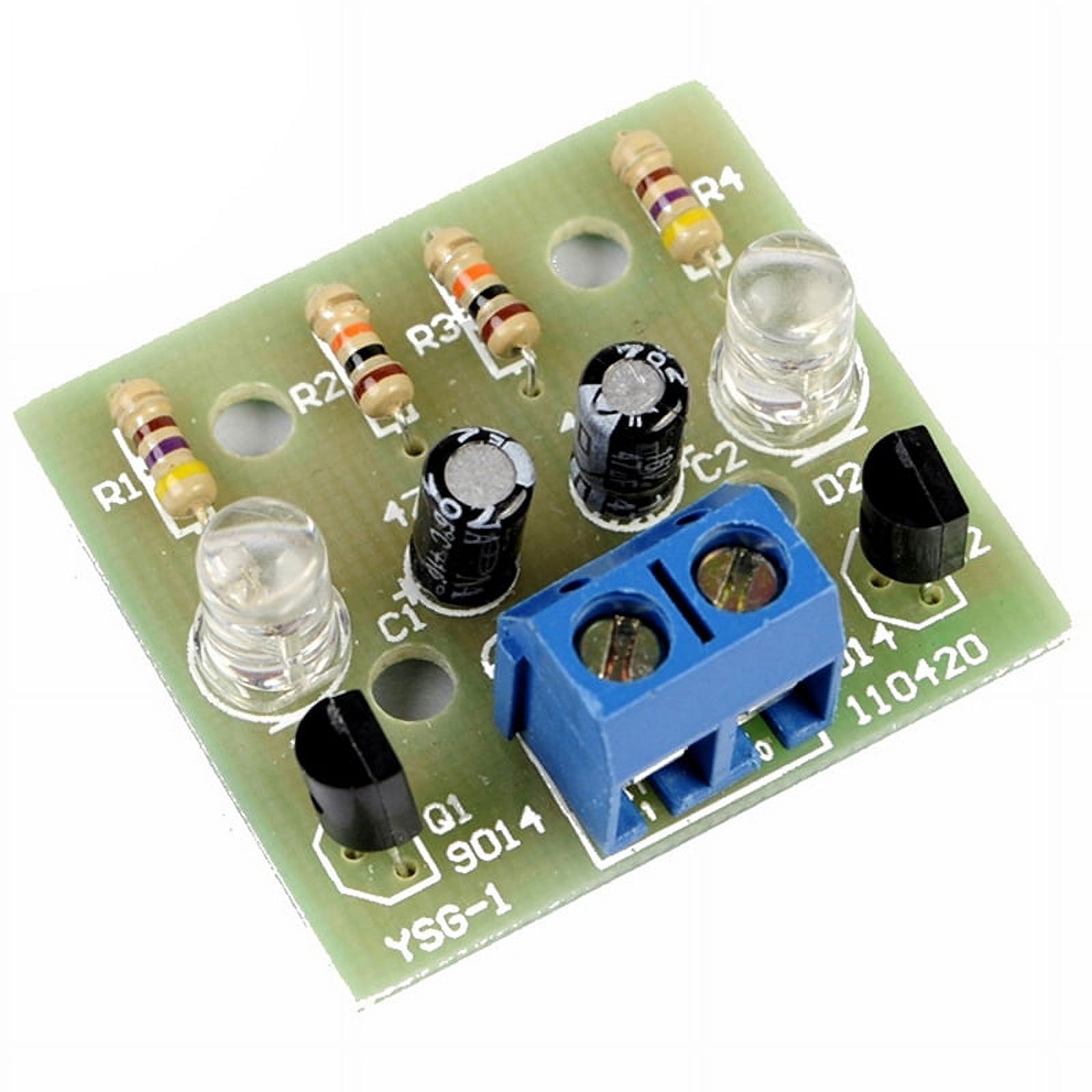 DIY Electronic Kit 5MM LED Flashing Light Circuit Simple LED Blinking