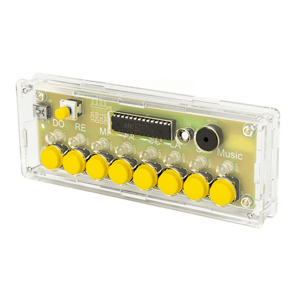 DIY Electronic Kit DIY 8 Keys Electronic Piano Kit Musical Note Circuit Board Soldering Practice Assembly