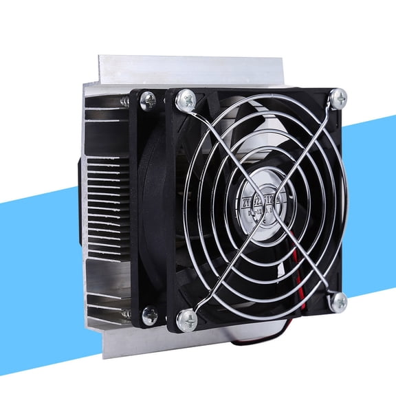 DIY Electronic Semiconductor Refrigeration Cooling Kit, Thermoelectric Peltier Cooler System for Small Space Cooling, 12VDC 6A