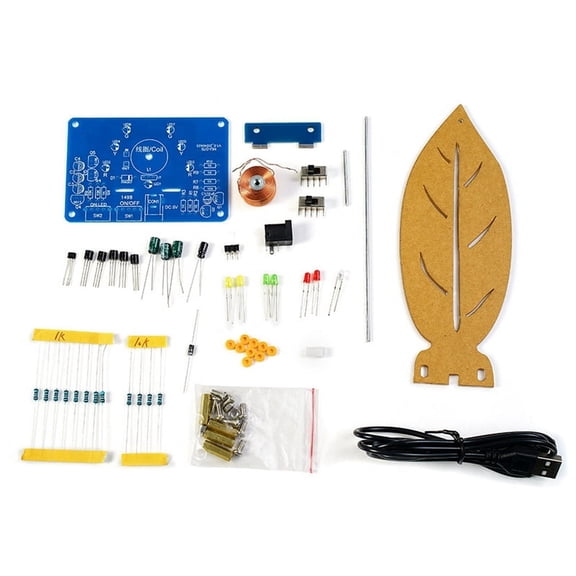 DIY Electronic Swing Kit Electromagnetic Swing Induction Teaching and Practical Training Welding Assembly DIY Kit1 x swing DIY kit loose package