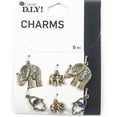 thumbnail image 1 of DIY Elephant Charms, 6 Pieces, Gold Finish, 1 of 2