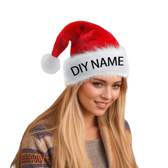 DIY Embroidered Name Knitted Cap Adult Knitted Cap Ear Warm Caps for Men One Size