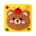 thumbnail image 1 of DIY Embroidery Doll Kit For Kids Sewing Arts And Crafts Easy Cartoon Animal Projects Yarn Board Stickers Hands On Activities Educational Toy, 1 of 3