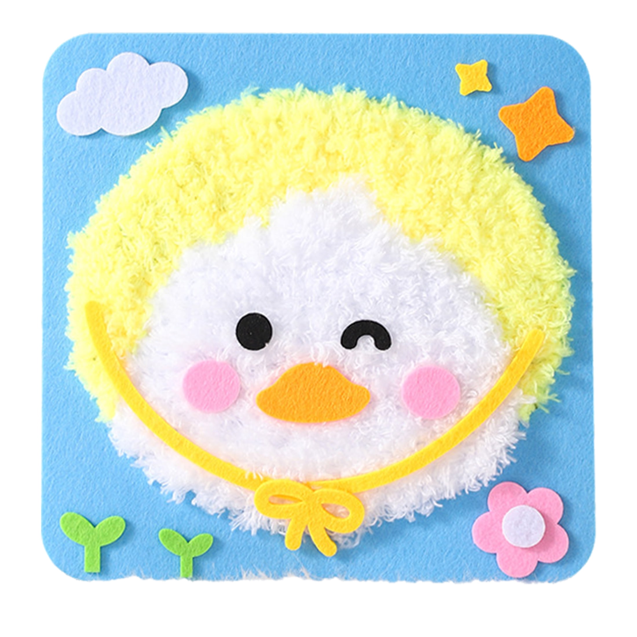 Kit Couture Animaux En Feutre DIY - 4 Modèles, Aiguille Sécurisée, Pour Enfants Débutants - Cadeau Créatif - 8