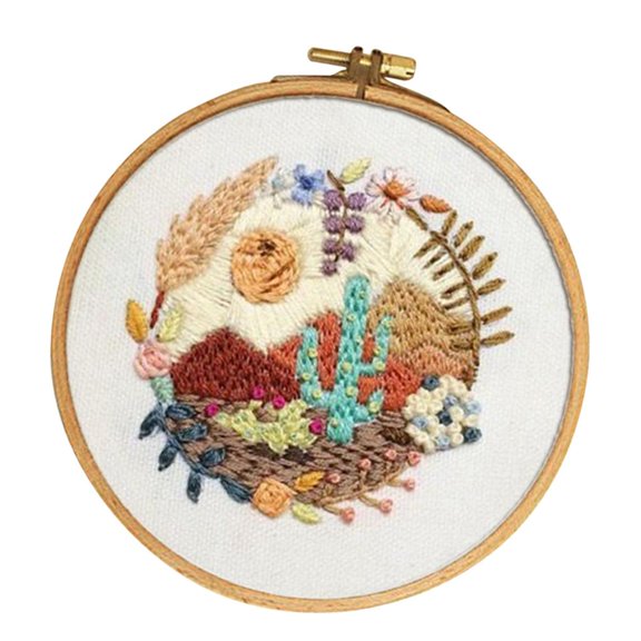 DIY Embroidery For Beginners Needlework Stitch Arts Accessories