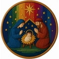 thumbnail image 1 of DIY Embroidery Kit, Nativity Scene Needlework Set with Printed Fabric and Threads, Christmas Holy Story Decorative Embroidery for Home Display, Gift, and Holiday-A, 1 of 2