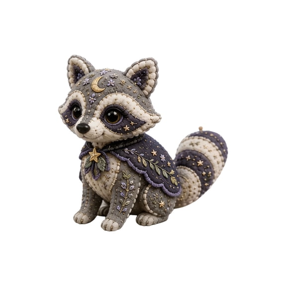DIY Embroidery Sewing Kit Forest Magical Animal Doll Making Set Handmade Critter Sewing Kit for Adult Beginners Craft Party Bedroom Desk Decor Birthday Gift
