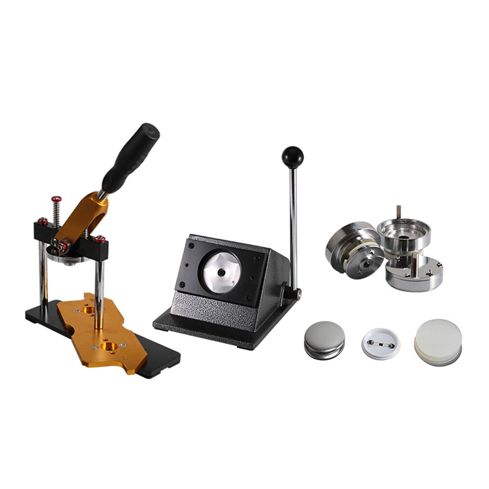 DIY Equipment Set Manual Badge Production 25mm-72mm Machin With Mould Badge Pin Buttons