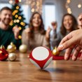 thumbnail image 1 of DIY Erasable Christmas Dice 4-Inch, Customizable Gift Exchange Game Die, Write-On Plastic Surface, Party Game Activity, Whiteboard Marker Compatible, Reusable Red, 1 of 6