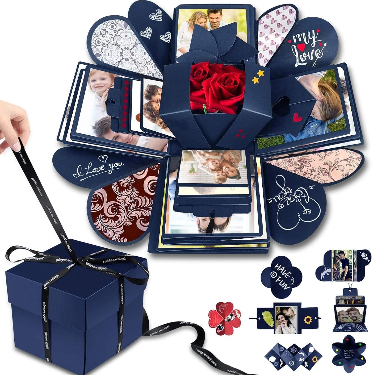 Surprise Explosion Box Love Memory Diy Photo Album Anniversary