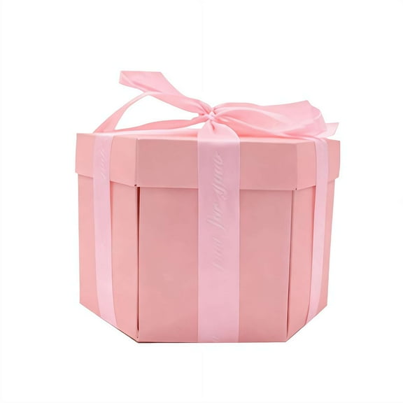 DIY Explosion Gift Box, Surprise Snack Five-Story Empty Box for Birthday Gift, Anniversary, Valentine's Day, Wedding, Christmas