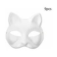 thumbnail image 1 of DIY Face,Halloween Fox Camouflage White Paper Blank Camouflage DIY Animal Unpainted Craft Camouflage for Cosplay Masquerade Parties Costume Accessory for Mardi Gras,Masquerade,Halloween Party, 1 of 6