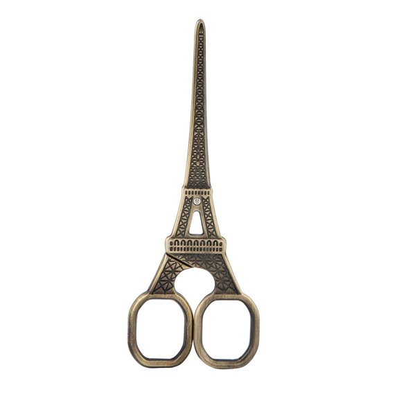 DIY Fashionable Eiffel Tower Shape Sewing Shear Art Work Dresser Embroidery Tool Scissor(bronze