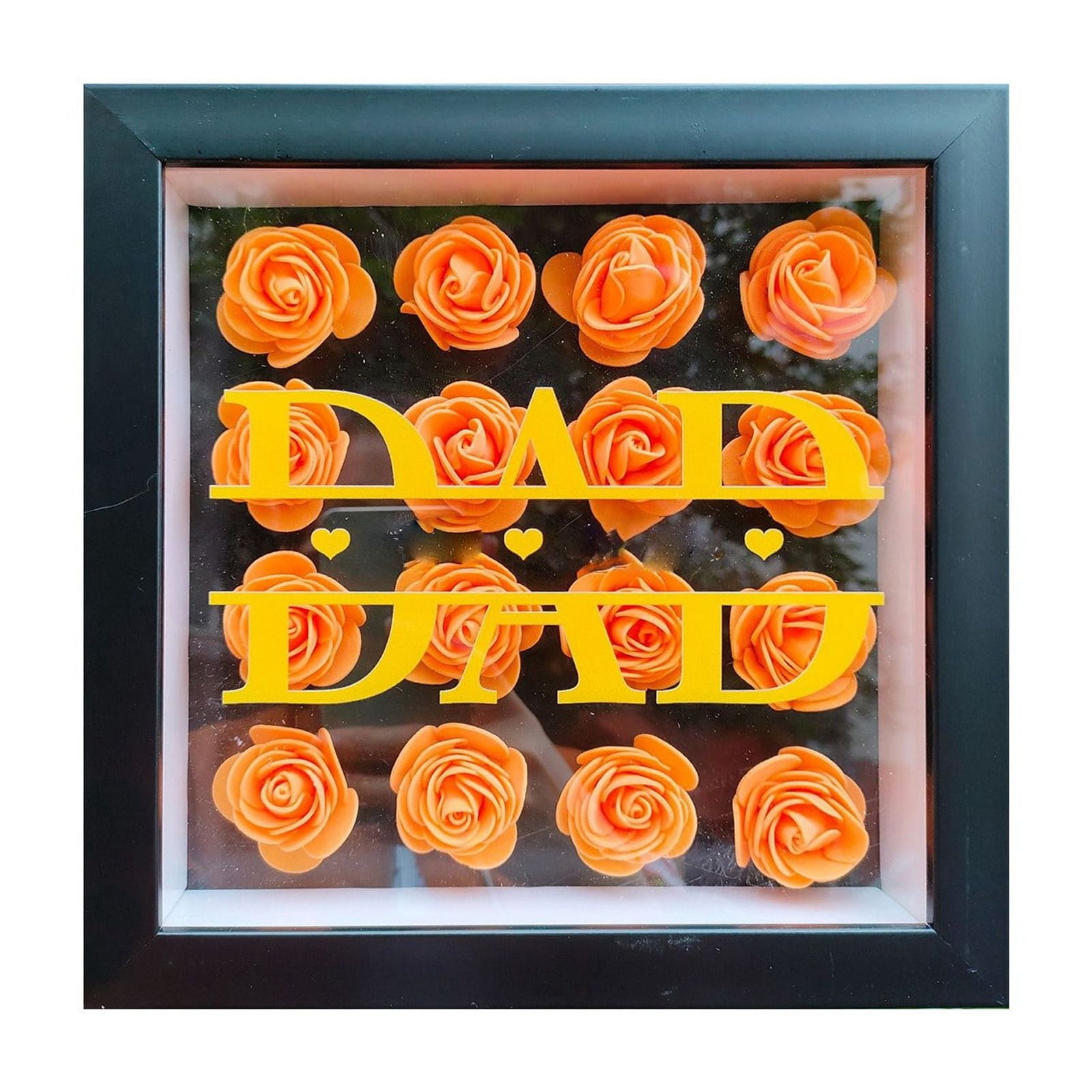 Ritten Frame DIY Father's Day Photo Frame Gift With Written Name Or Blessings DAD ...