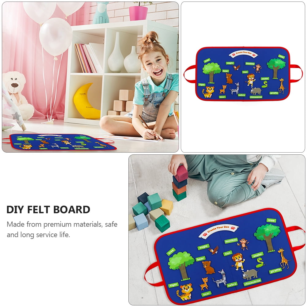 DIY Felt Board 1 Set of Learning Board Toy Educational Story Felt Board