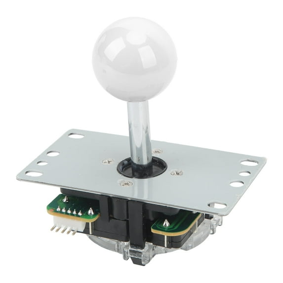 DIY Fighting Stick, Quadrate Retaining Small Shaking Distance Joystick For Game Room White