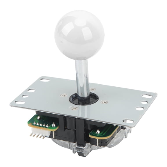 DIY Fighting Stick, Quadrate Retaining Small Shaking Distance Joystick For Game Room White