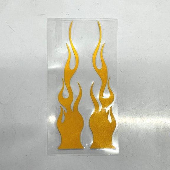 DIY Flame Vinyl Decal Sticker Waterproof For Car Motorcycle Gas Tank Fende 15cm