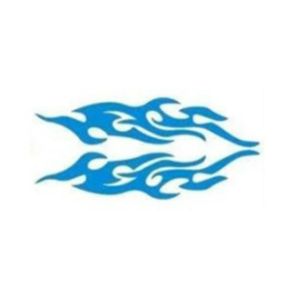 DIY Flame Vinyl Decal Sticker Waterproof For Car Motorcycle Gas Tank Fende