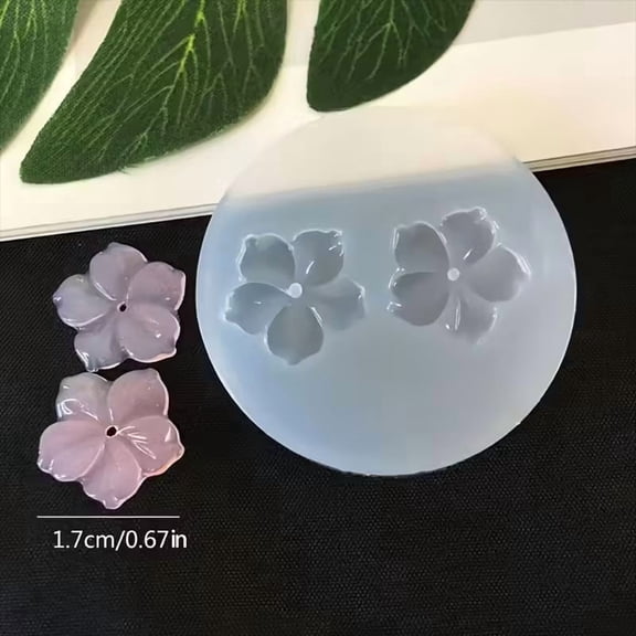 DIY Floral Silicone Mold for Epoxy Resin, Flexible Flower Mold for Crafting