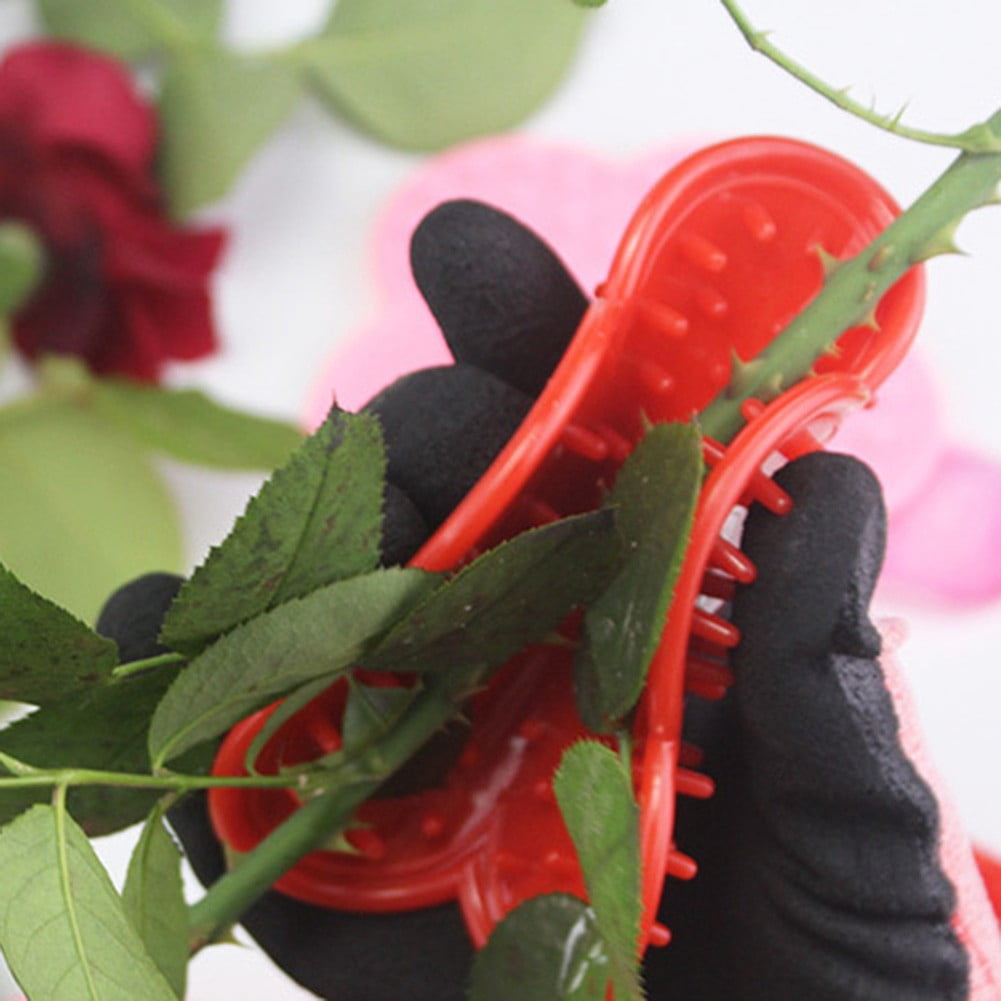 DIY Florist Flower Rose Thorn Stem Leaf Stripper Burr Removal Garden ...