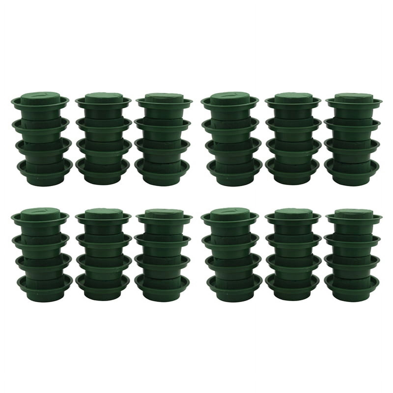 DIY Flower Arrangement Kit Green Round Wet Floral Foam, Wedding Aisle Flowers,(Flower Foam with ...