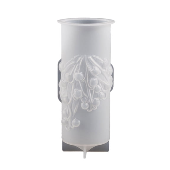 DIY Flower Cylinder Mold Resin Casting Mould Silicone Molds DIY Ornaments Temperature-resistant Resin Mould