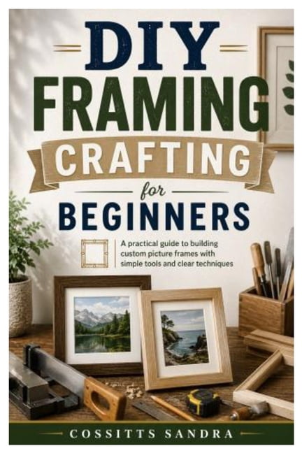 DIY Framing Crafting for Beginners: A practical guide to building custom picture frames with simple tools and clear tech, (Paperback)