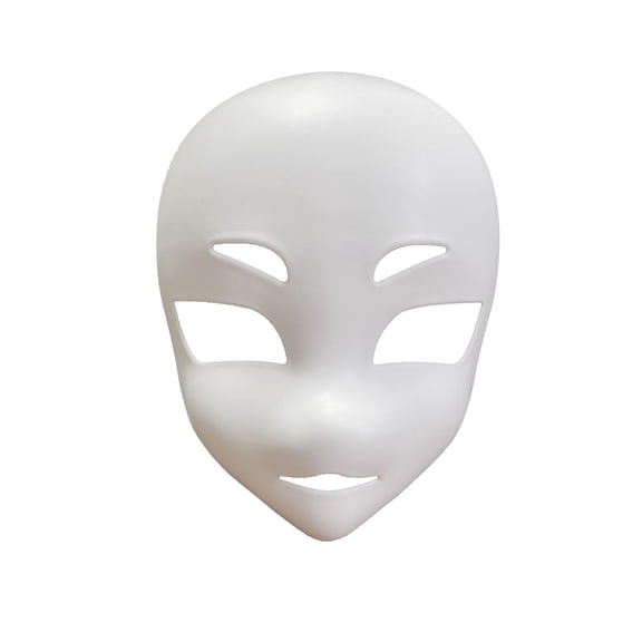 DIY Full Face Anime Animal Mask,Funny Paintable Fursuit Head Base,Wearable Kawaii Party DIY Therian Gear Stuff Accessories,Blank Kig Mask