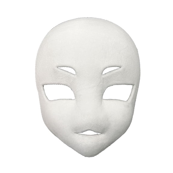 DIY Full Face Anime Animal Mask,Paintable Pre Felted Fursuit Head Base, Kawaii Party DIY Therian Kig Gear Stuff Accessories