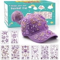 DIY Gem Baseball Cap Craft Kit: Design Your Own Hats With Unicorn ...