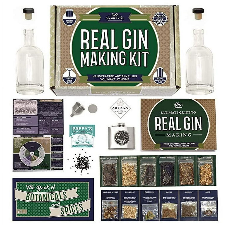 DO YOUR GIN BOTANICALS Gin Spices Gift Set for Adults | Gift for Men &  Women | Father's Day Gift | Bartender Gift Basket | Herbs for Homemade Gin  | 12