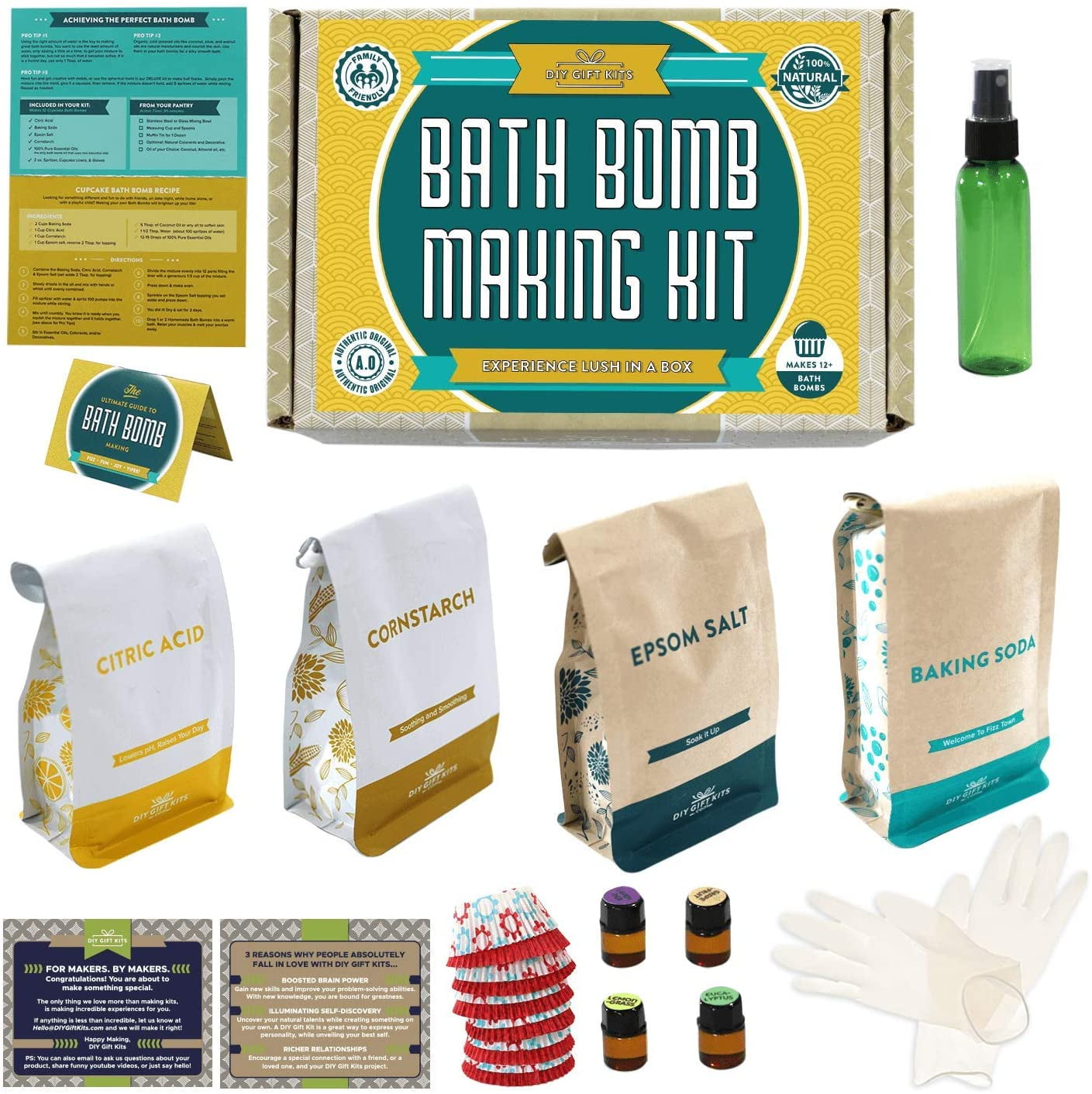 Wholesale Case Pack Earthy Good DIY Bath Bomb Kit (Adults) for your store -  Faire
