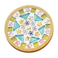 thumbnail image 1 of DIY Glass Mosaic Tiles for Crafts Materials Package, Mixed Mosaic Kits with Wooden Coaster, Handmade DIY Mosaic Coaster Material Kit for Home Decor, 1 of 7