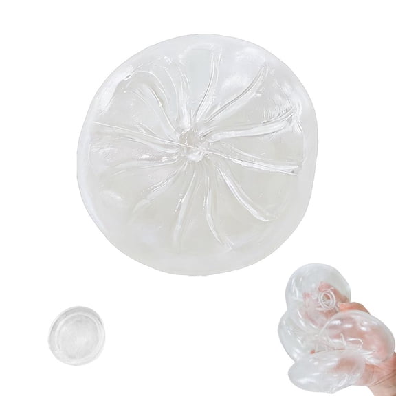 DIY Glitter Dumpling Squishiies To-ys, Slow Rising Soft Squeezze Ball Refill Pack, Cute Bao Bun Squeezee Making Kit, Make Your Own Squishiy, Anxiety Relief Fidget, Fun Desk Decor & Gift