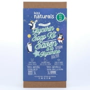 Kiss Naturals: Glycerin Soap Kit - Make 16 Soaps, DIY Kids Beauty, Organic Ingredients, Natural Fragrances, Mica-Based Colors, STEM Activity, Ages 6+