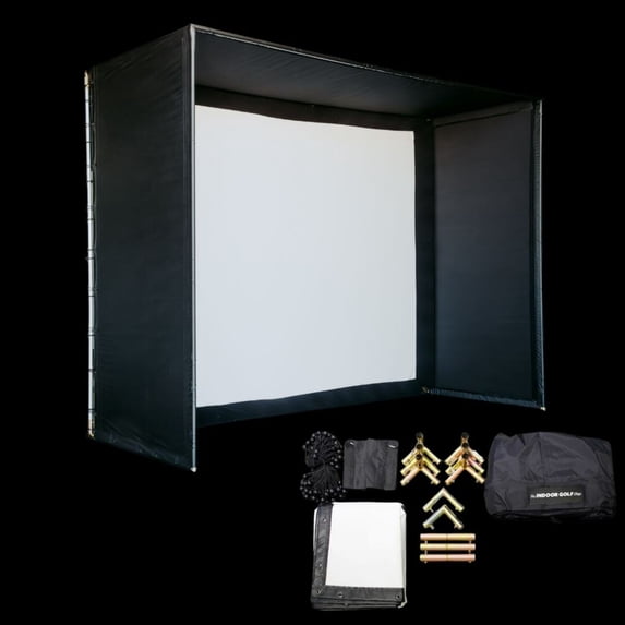 DIY Golf Simulator Enclosure (No Poles Included) 10'4" x 7'11" x 5' - by The Indoor Golf Shop