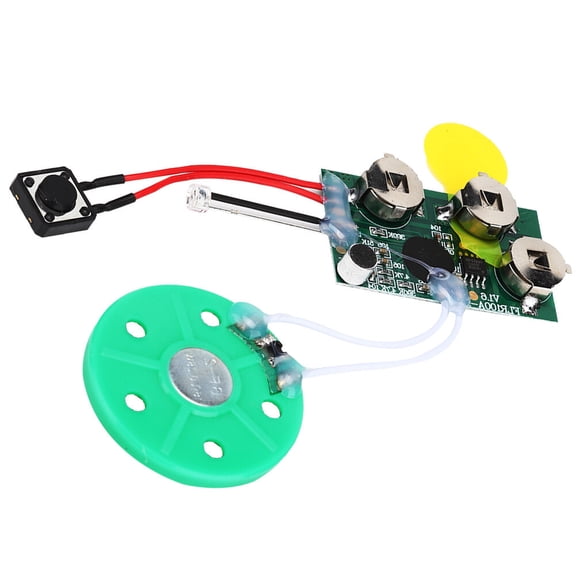 DIY Greeting Card Module Voice Sound Record Chip Module For DIY Audio Cards Sound Module Battery Key For Christmas Cards With Microphone Gift Boxes Speaker