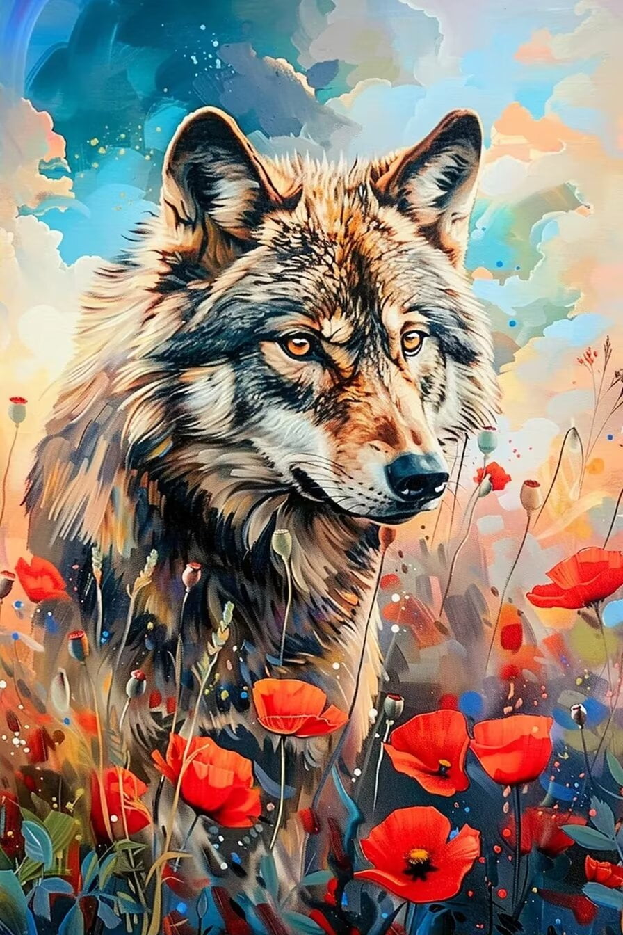 RMSGOZO DIY Beach Red Hut Diamond Painting Kit - 16x16 Inch Full Round Crystal Art For Beginners, Wall Decor