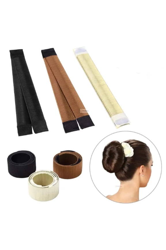 6-Piece Hair Bun Maker Set for Women & Girls Easy DIY Styling Tools for Perfect Donut Buns, French Twists & Elegant Updos TIKA