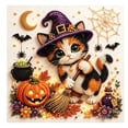 thumbnail image 1 of DIY Halloween Pearl Diamond Painting Art Kits for Adult, Spooky Cute Ghost 3D Diamond Painting Crafts for Beginner, DIY Fall Home Decor Wall Art, 1 of 6