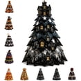 thumbnail image 1 of DIY Halloween Quilt Kit, 3D Fabric Tree Sewing Craft, Fall Home Decor | Halloween Fabric, Quilt Kit, 3D Padded Design, DIY Sewing Craft, Seasonal Home Decor(G,without light), 1 of 9